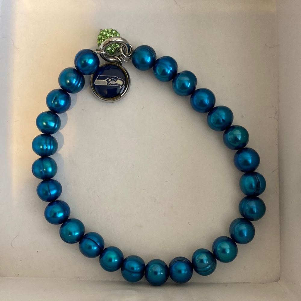 Honora Seahawks Cultured Pearl Bracelet